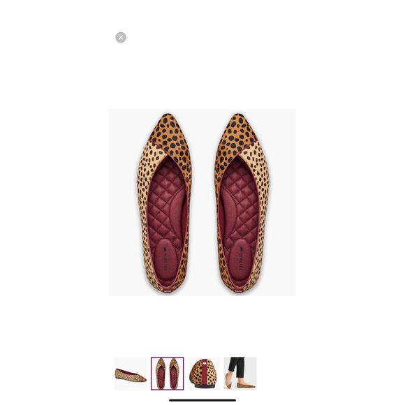 NWT Birdies The Goldfinch Mini Goldfinch Calf Hair Flats Size 9.5 - Picture 2 of 13